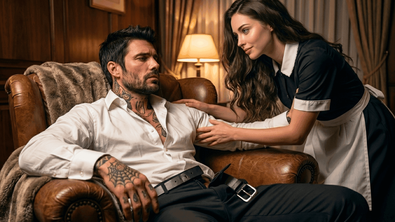 The Virgin Maid Walked In On The Mafia Boss Touching Himself — She Offered to Help Him.