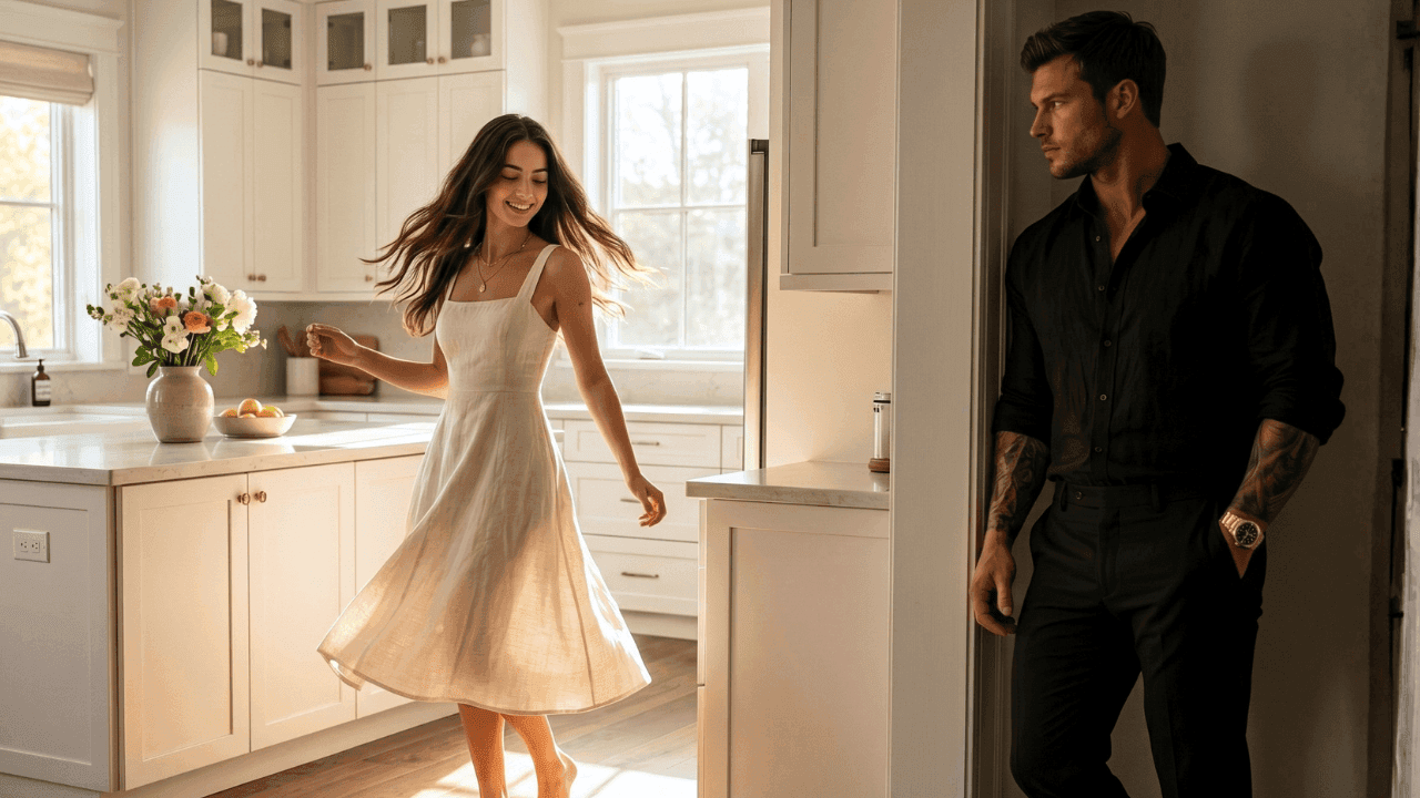 Mafia Boss Saw The Nanny Dancing Alone In The Kitchen At Midnight…He Watched In Silence