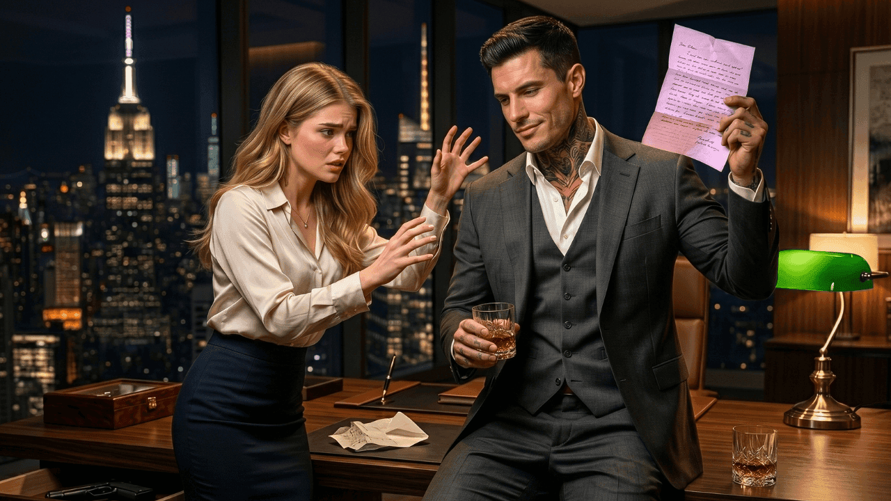 She Accidentally Left Her Dirty Fantasy Letter On The Mafia Boss’s Desk — Now He Laughs At Her