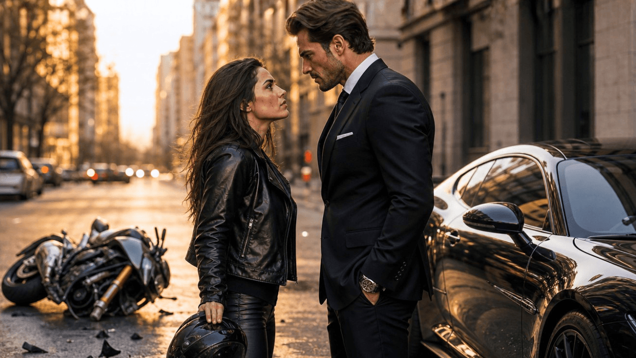 The City's Most Powerful Billionaire Hit Her Motorcycle... Unaware the Accident Would Change Everything