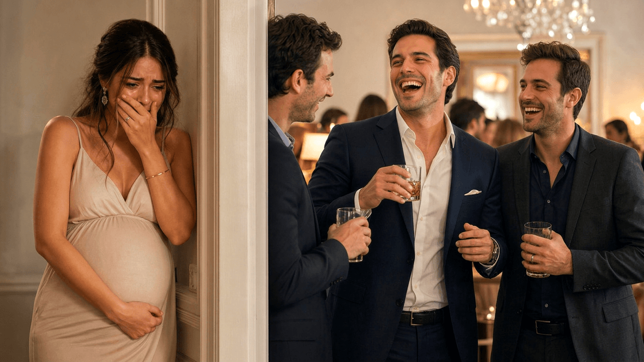 She Was 5 Weeks Pregnant When She Heard Her Husband Say Those 6 Words Behind the Door at The Party