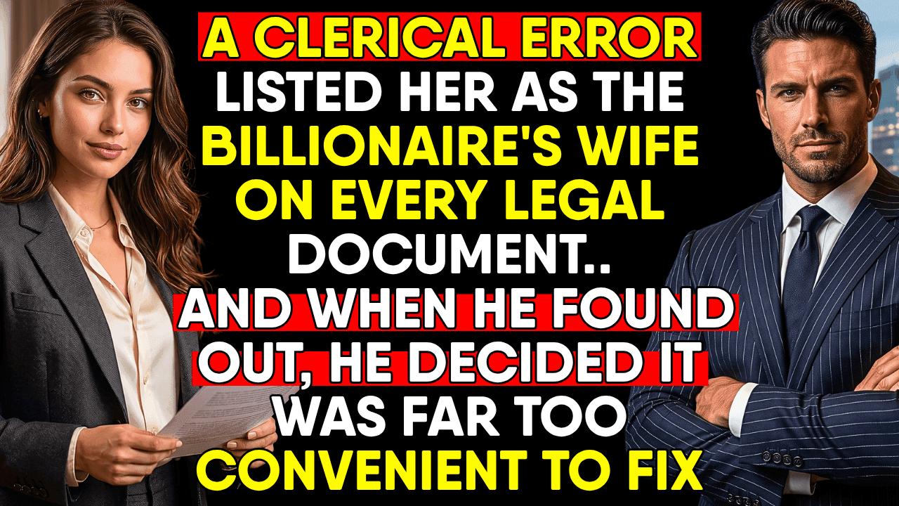 A Clerical Error Made Her the Billionaire's Wife on Paper—and He Refused to Fix It