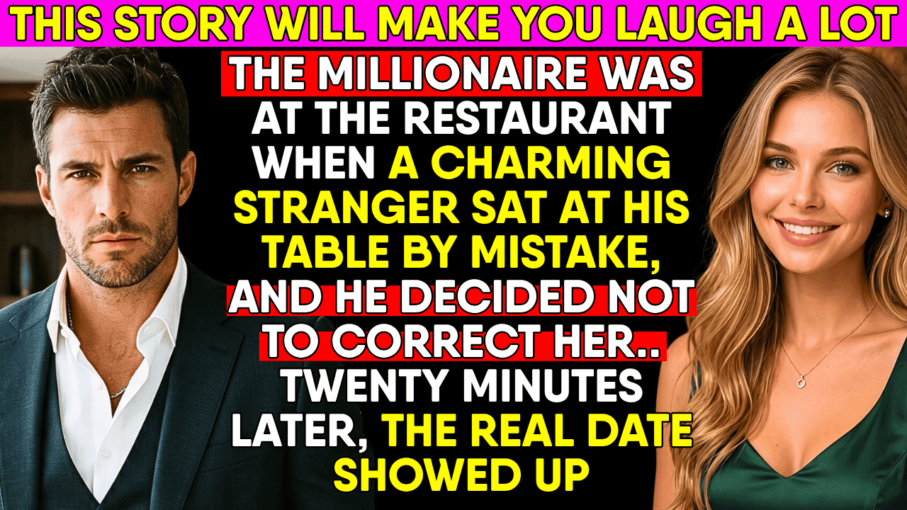 She Was Flirting With A Stranger… Unaware The Real Date Had Already Arrived