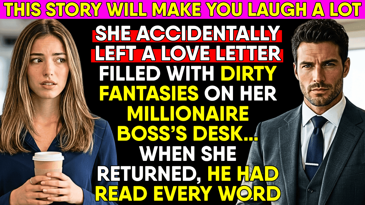 He Started Reading The Letter Out Loud While She Jumped Trying To Snatch It From His Hands