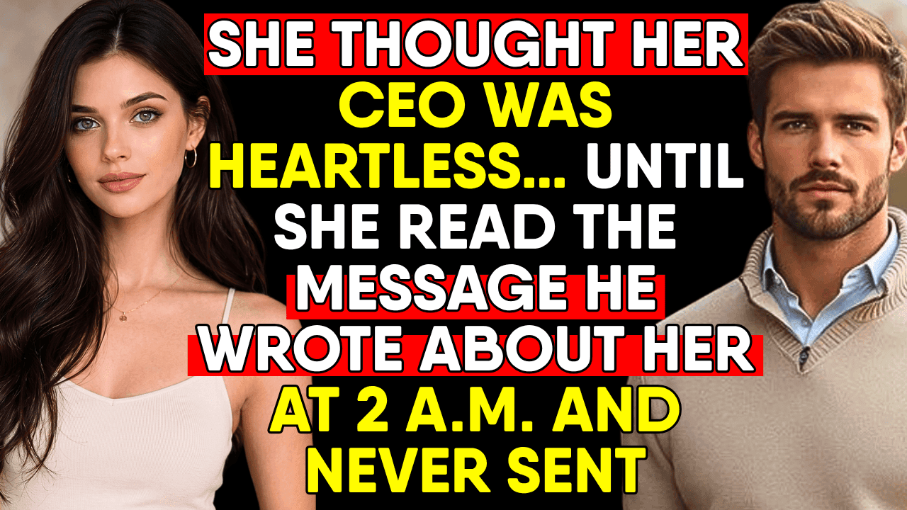 She Spent 2 Years Hating The CEO — Until She Accidentally Read The Message He Never Sent Her...
