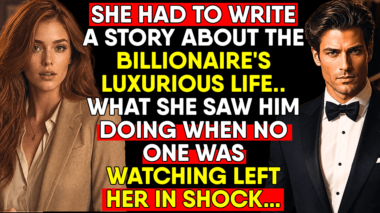 She Covered the Billionaire's Luxurious Life—What He Did When No One Watched Left Her in Shock