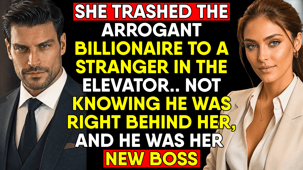 She Trashed the Arrogant Billionaire in the Elevator—Not Knowing He Was Right Behind Her