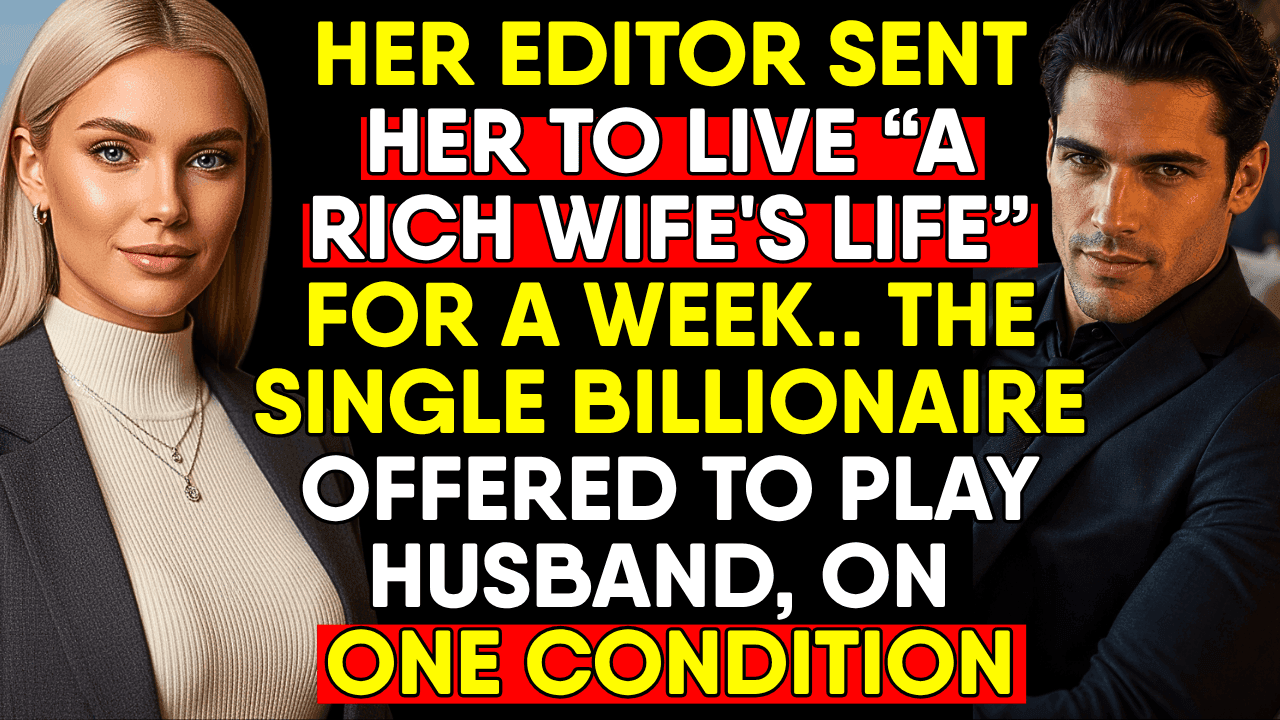 Her Editor Sent Her to Live a Rich Wife's Life—the Single Billionaire Offered to Play Husband