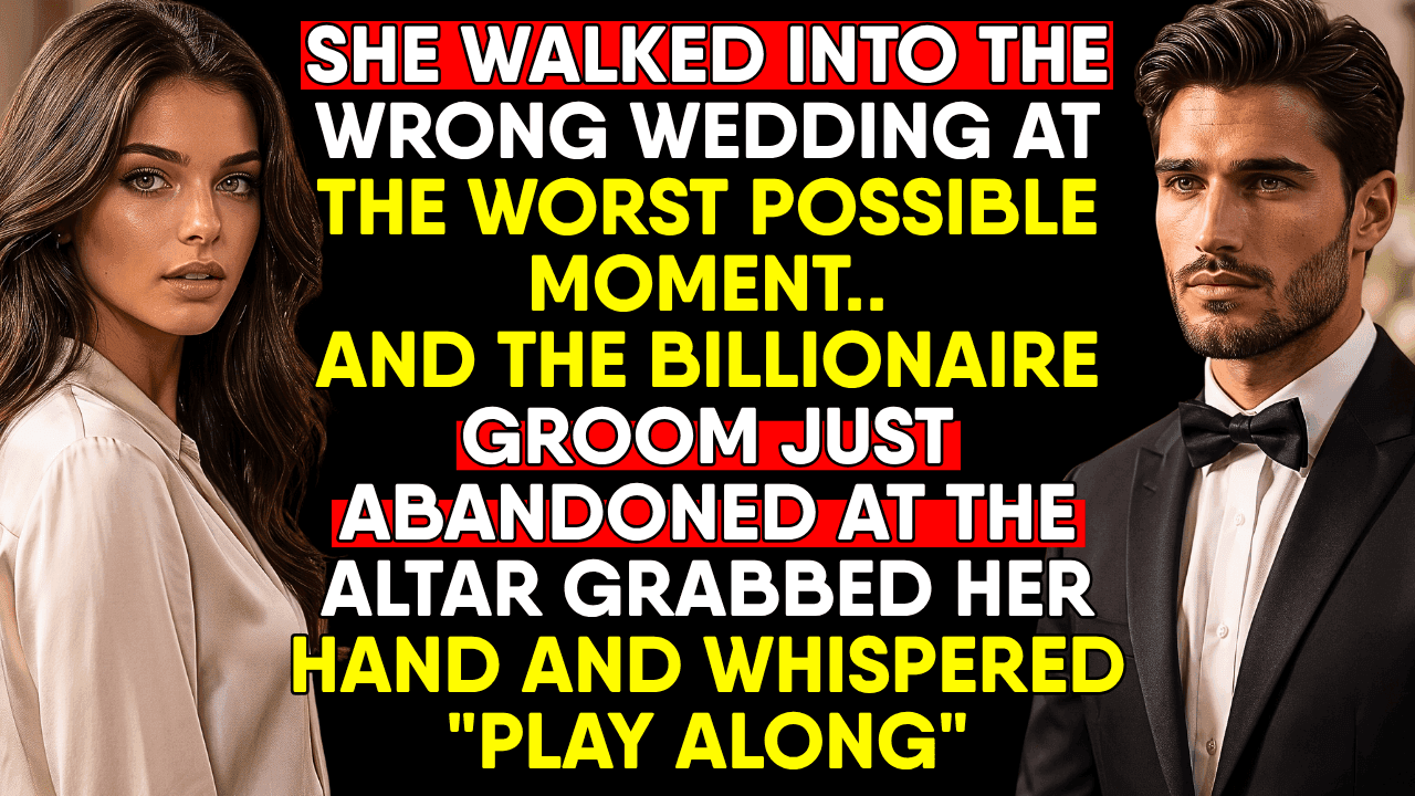 She Walked Into the Wrong Wedding—the Jilted Billionaire Groom Chose Her
