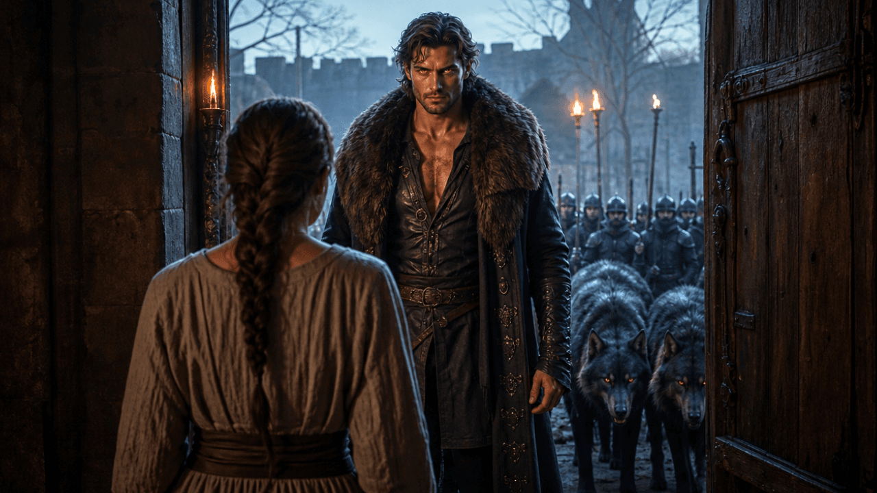 After She Treated a Stranger's Injuries, 300 Wolfs Surrounded Her House — He Was a Alpha King.