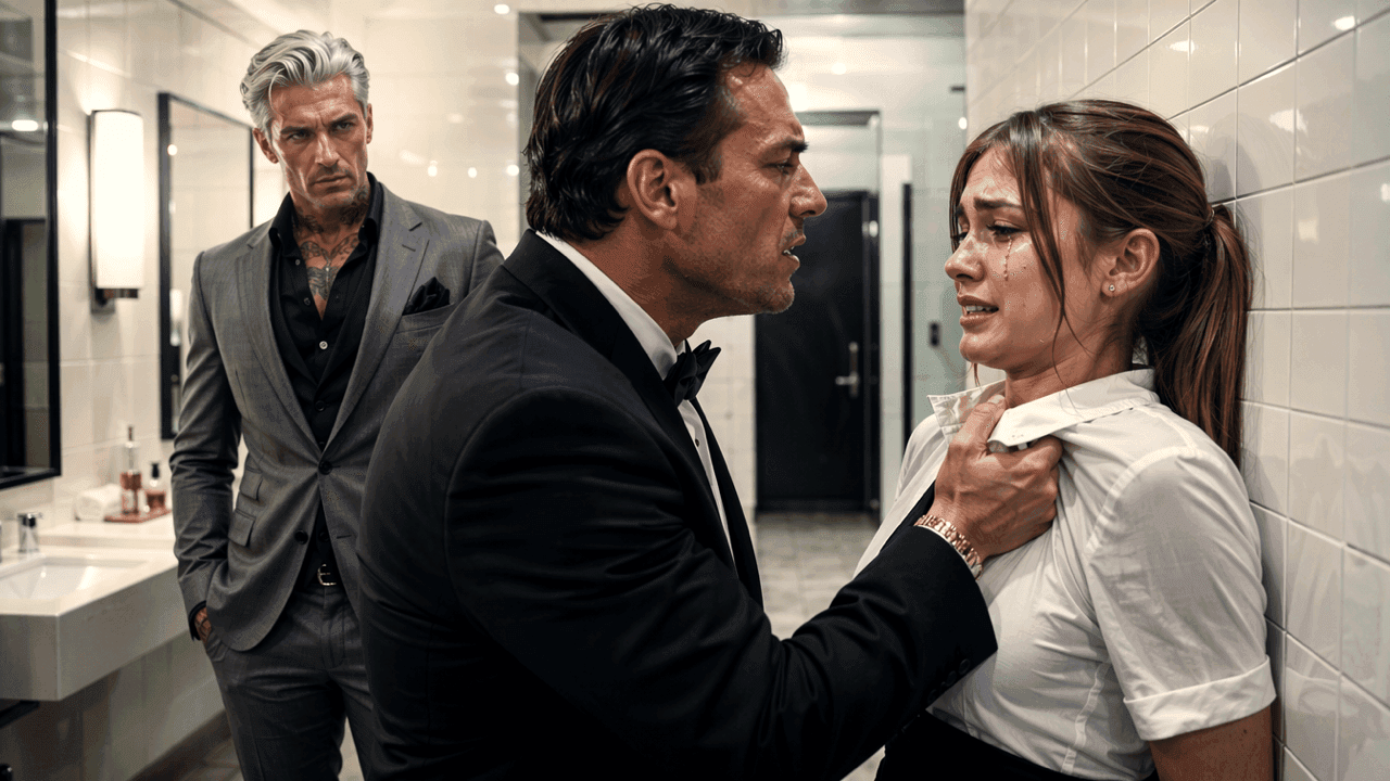 The Manager Cornered the Shy Waitress in the Bathroom—Not Knowing the Mafia Boss Saw It All