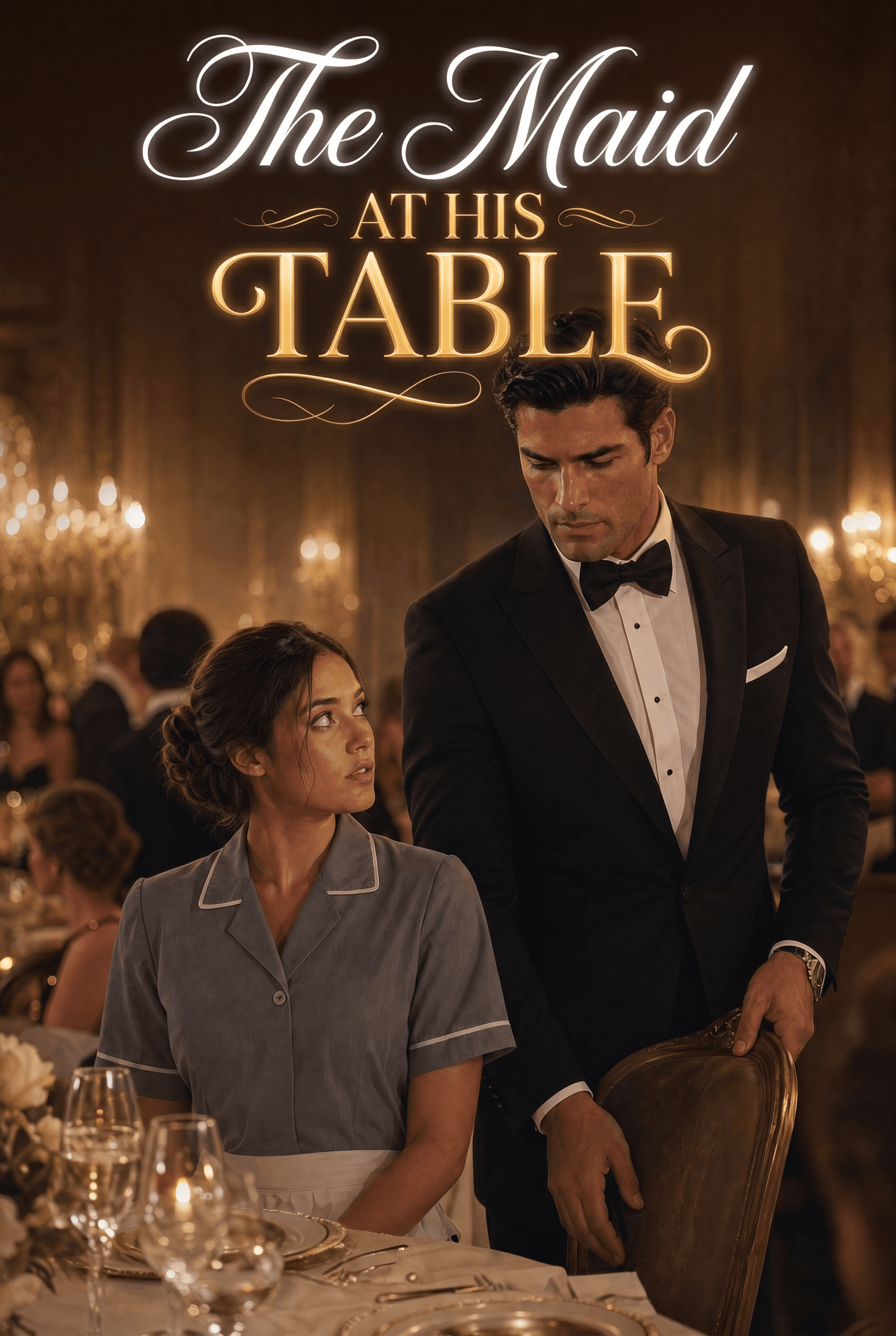Everyone Laughed When the Cleaning Girl Sat at the Billionaire's Table—Then He Stood Up