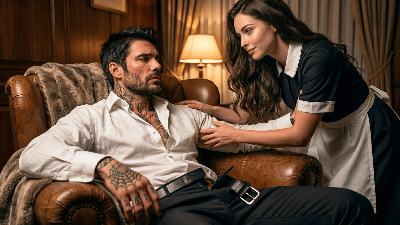 The Virgin Maid Walked In On The Mafia Boss Touching Himself — She Offered to Help Him.
