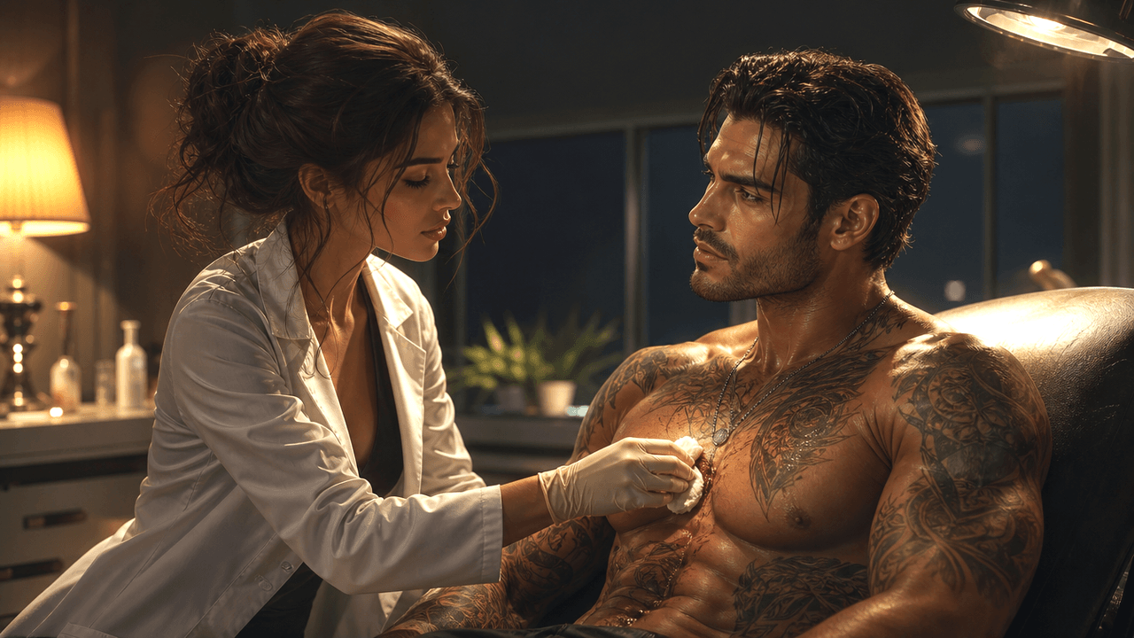 The Mafia Boss Bled Into Her Clinic at Midnight—She Stitched Him Up, and He Came Back Every Night