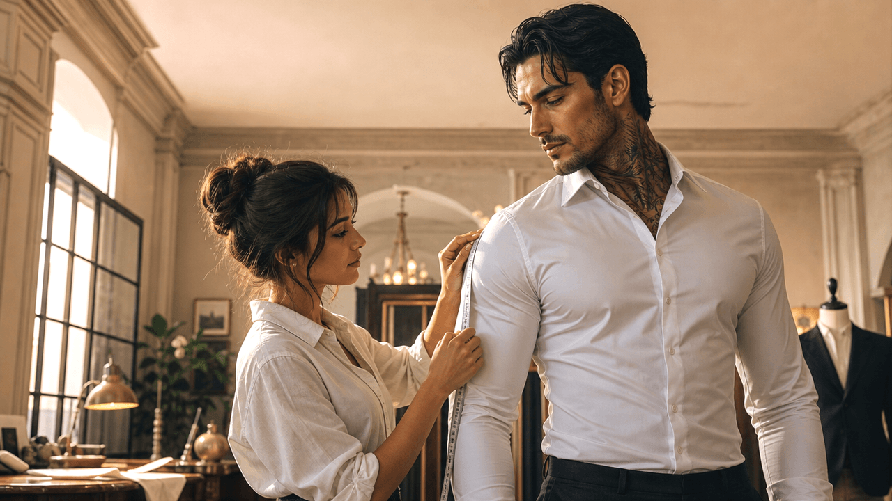 The Tailor's Hands Trembled Measuring the Mafia Boss—He Told Her to Take Her Time